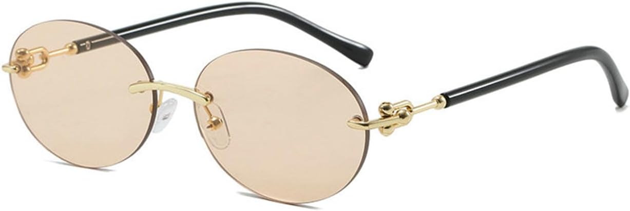 Солнцезащитные очки Willochra в стиле ретро, овальные, женские и мужские, без оправы, в стиле 90-х, маленькие, круглые, в металлической оправе, с защитой от УФ-излучения UV400, C4
Солнцезащитные очки Willochra в стиле ретро, овальные, женские и мужские, без оправы, в стиле 90-х, маленькие, круглые, в металлической оправе, с защитой от УФ-излучения UV400, C4