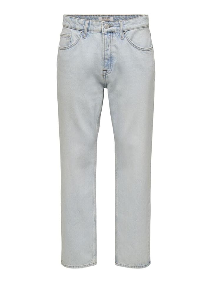 Only&Sons Джинсы из светло-голубого выбеленного денима
Only&Sons Джинсы из светло-голубого выбеленного денима