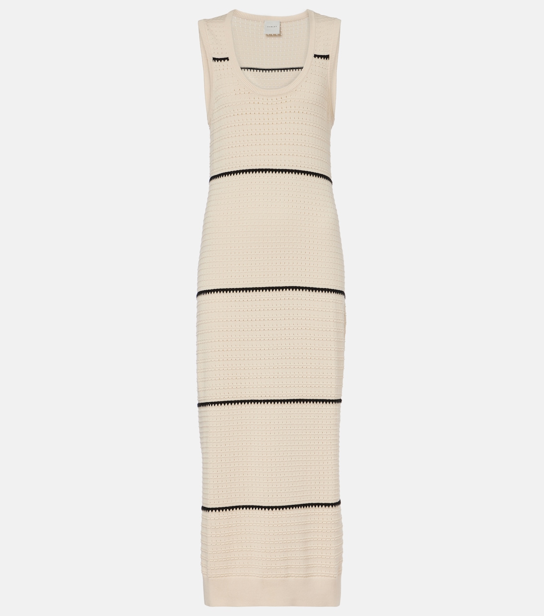 Скотт полосатое хлопковое платье миди Varley, Birch
Скотт полосатое хлопковое платье миди Varley, Birch