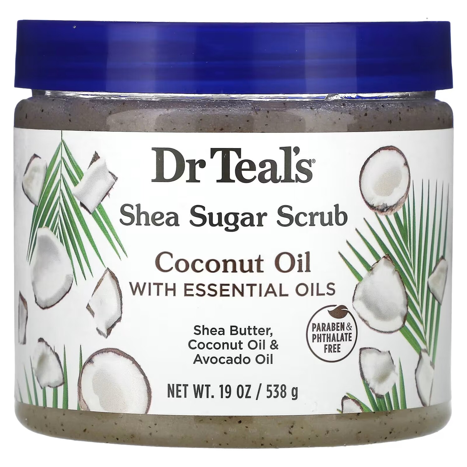 Скраб сахарный Dr.Teal's с ши, кокосовым и эфирным маслами, 538 г
Скраб сахарный Dr.Teal's с ши, кокосовым и эфирным маслами, 538 г