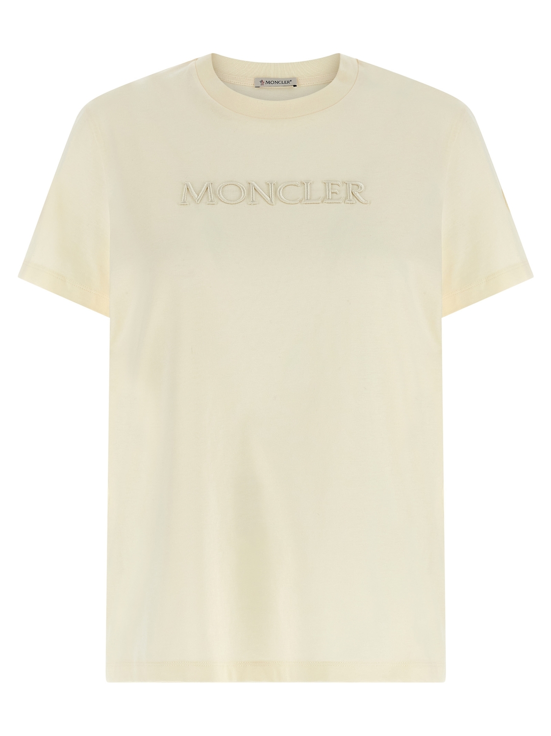 Футболка с вышитым логотипом MONCLER, бежевый
Футболка с вышитым логотипом MONCLER, бежевый