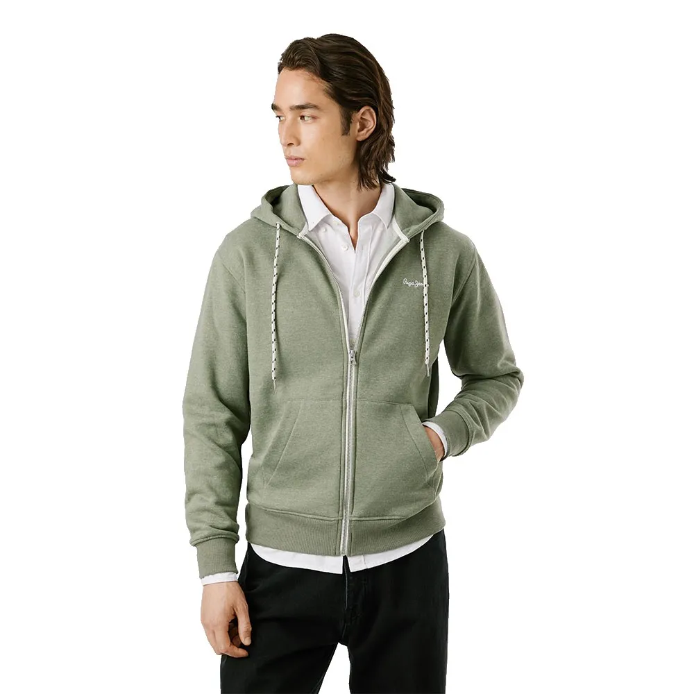 Толстовка Pepe Jeans Macbeth Melange full zip, зеленый
Толстовка Pepe Jeans Macbeth Melange full zip, зеленый