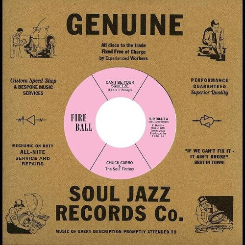 Сингл 7" Carbo, Chuck & the Soul Finders: Can I Be Your Squeeze / Take Care Your Homework Friend
Сингл 7" Carbo, Chuck & the Soul Finders: Can I Be Your Squeeze / Take Care Your Homework Friend