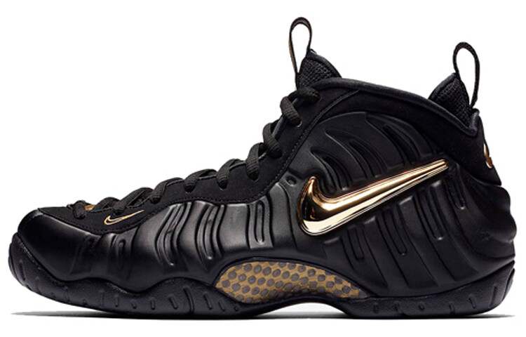 Nike Air Foamposite Pro Черный металлик Золото
Nike Air Foamposite Pro Черный металлик Золото