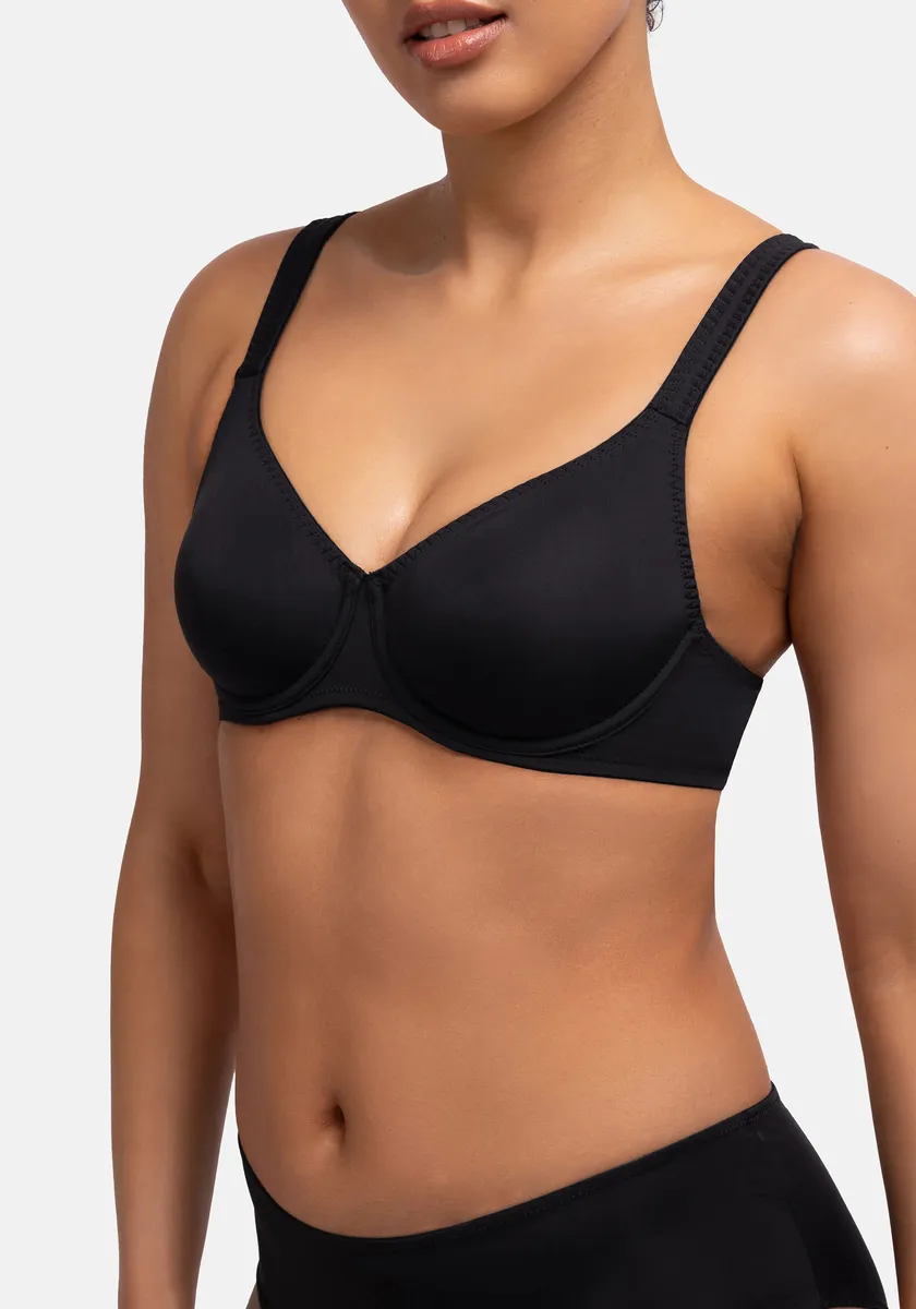 Мягкий бюстгальтер Dorina бесшовного дизайна, черный
Мягкий бюстгальтер Dorina бесшовного дизайна, черный