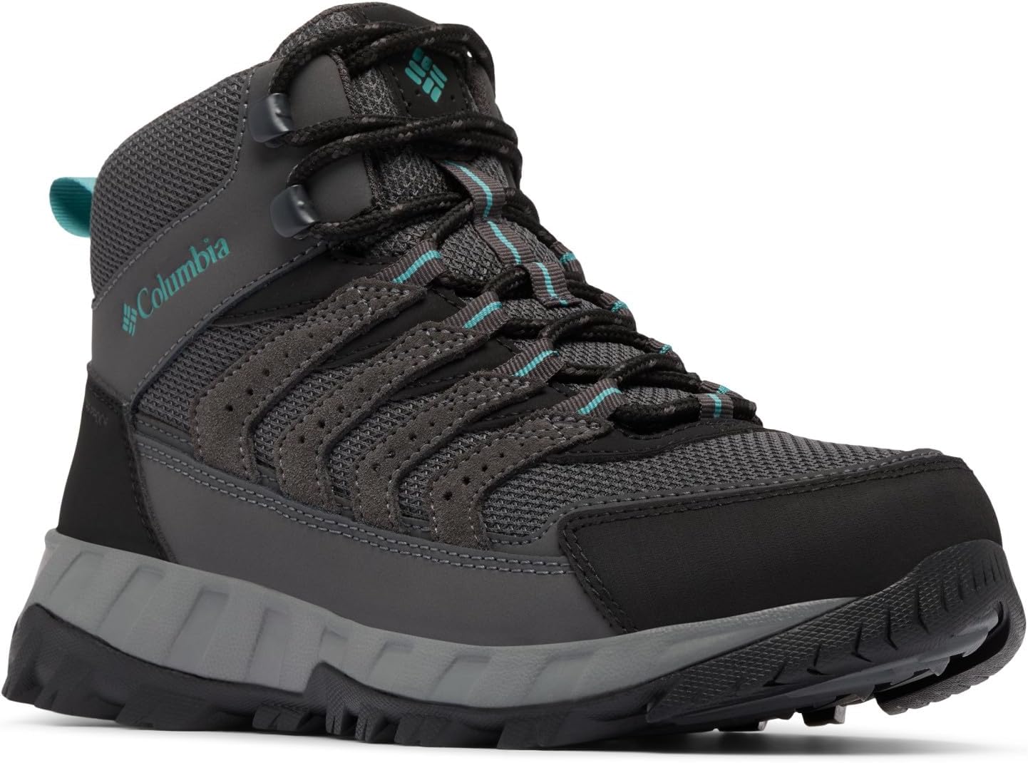 Женские водонепроницаемые походные ботинки Columbia Strata Trail Mid, Dark Grey/Teal
Женские водонепроницаемые походные ботинки Columbia Strata Trail Mid, Dark Grey/Teal