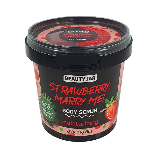 Клубничка, выходи за меня замуж! скраб для тела Beauty Jar, 200 гр 
Клубничка, выходи за меня замуж! скраб для тела Beauty Jar, 200 гр
