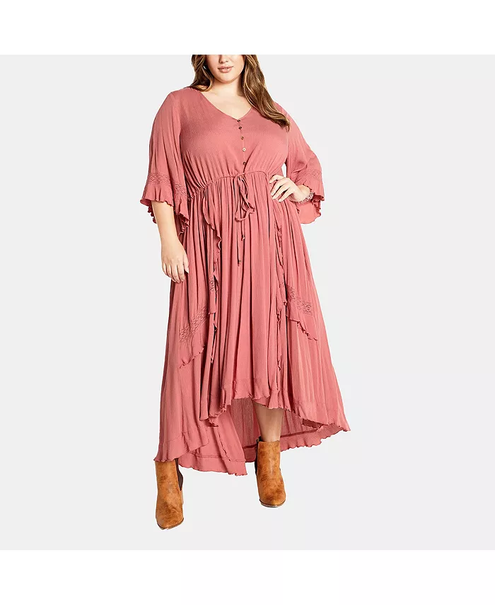 Платье Cadence больших размеров CITY CHIC, розовый
Платье Cadence больших размеров CITY CHIC, розовый