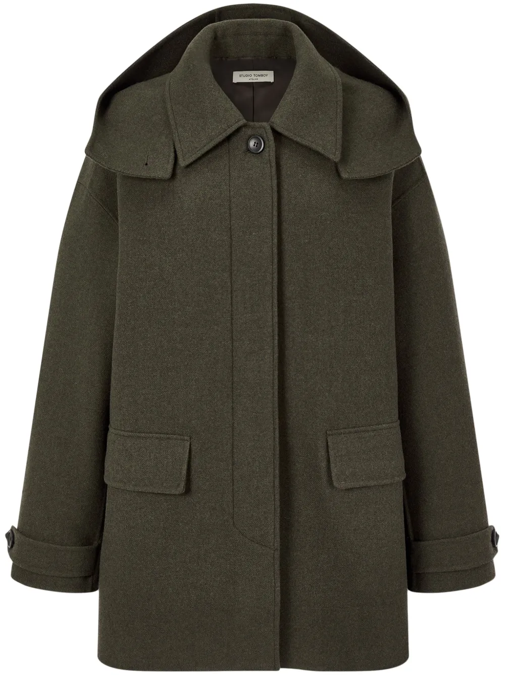 Пальто со съемным капюшоном STUDIO TOMBOY, зеленый
Пальто со съемным капюшоном STUDIO TOMBOY, зеленый