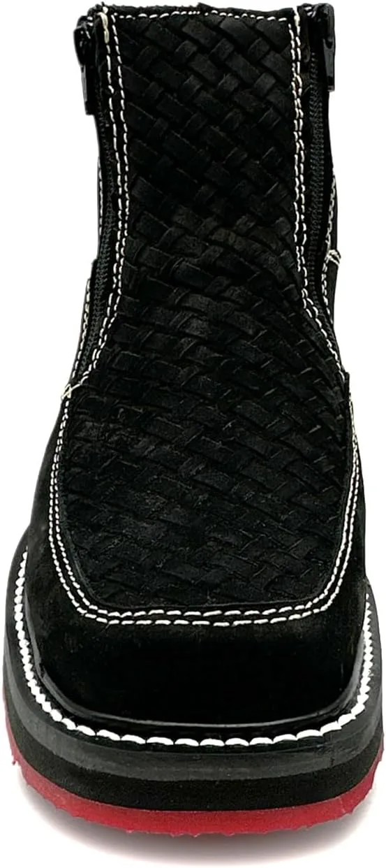 Мужские ковбойские сапоги Western Shops с квадратным носком из кожи и двойной молнией Petatillo The Western Shops, черный
Мужские ковбойские сапоги Western Shops с квадратным носком из кожи и двойной молнией Petatillo The Western Shops, черный