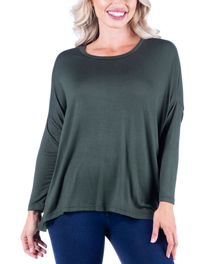 Женский топ оверсайз с длинными рукавами «летучая мышь» 24seven Comfort Apparel, зеленый
Женский топ оверсайз с длинными рукавами «летучая мышь» 24seven Comfort Apparel, зеленый