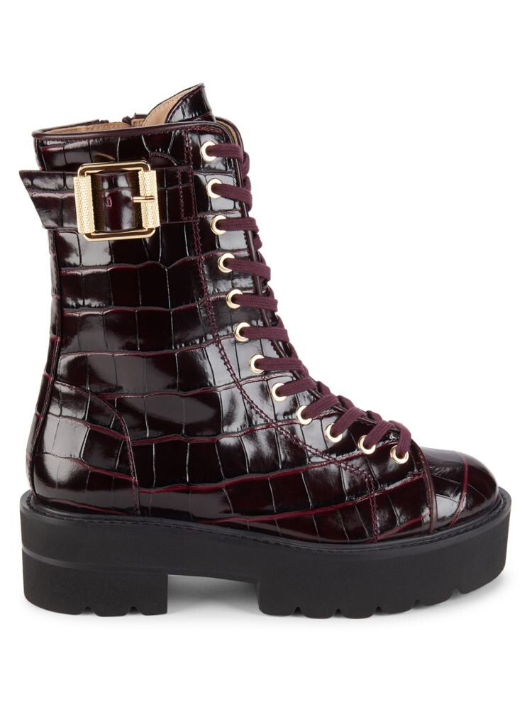 Ботинки Ryder Ultralift из кожи с тиснением под крокодила Stuart Weitzman, цвет Plum
Ботинки Ryder Ultralift из кожи с тиснением под крокодила Stuart Weitzman, цвет Plum