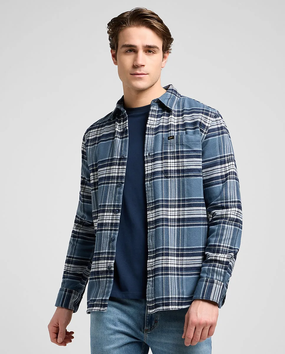 Мужская рубашка свободного кроя в клетку Lee, синий/белый
Мужская рубашка свободного кроя в клетку Lee, синий/белый