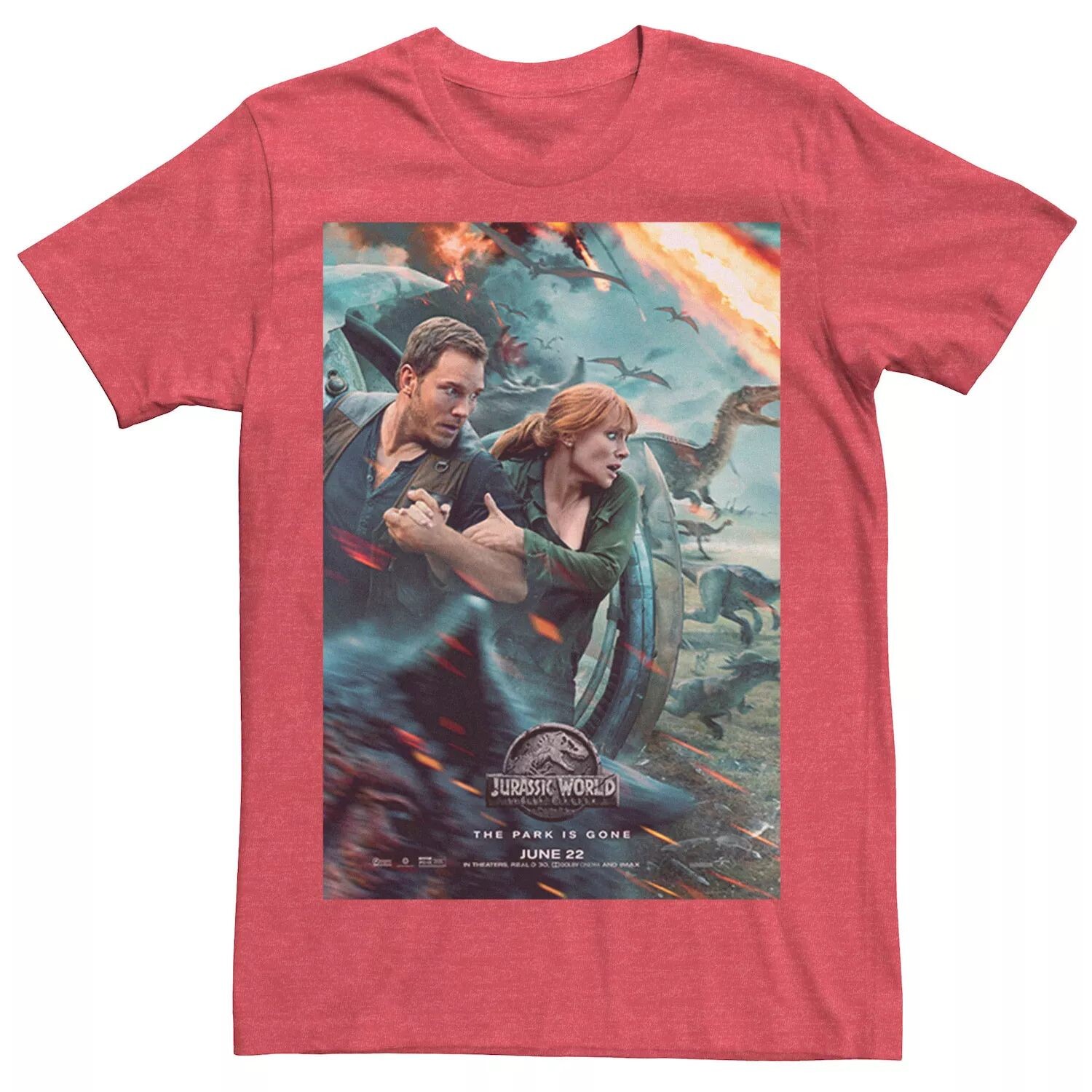 Мужская футболка Two Owen Claire с постером фильма Jurassic World
Мужская футболка Two Owen Claire с постером фильма Jurassic World