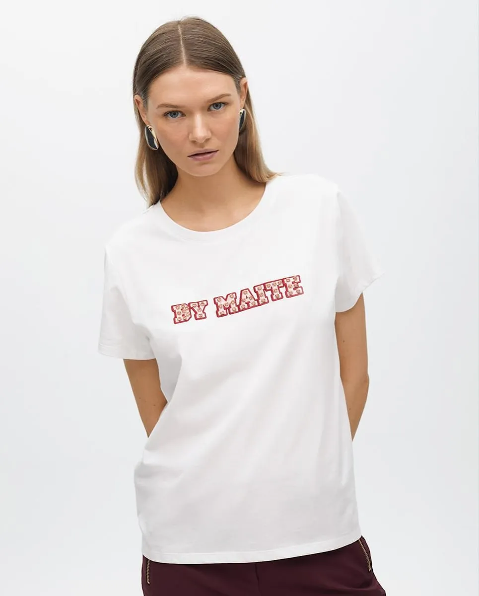 Женская футболка 100% хлопок с надписью спереди Lola Casademunt, белый
Женская футболка 100% хлопок с надписью спереди Lola Casademunt, белый