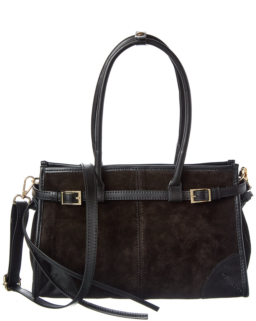 Замшевая сумка-тоут Persaman New York Sadie, черный
Замшевая сумка-тоут Persaman New York Sadie, черный