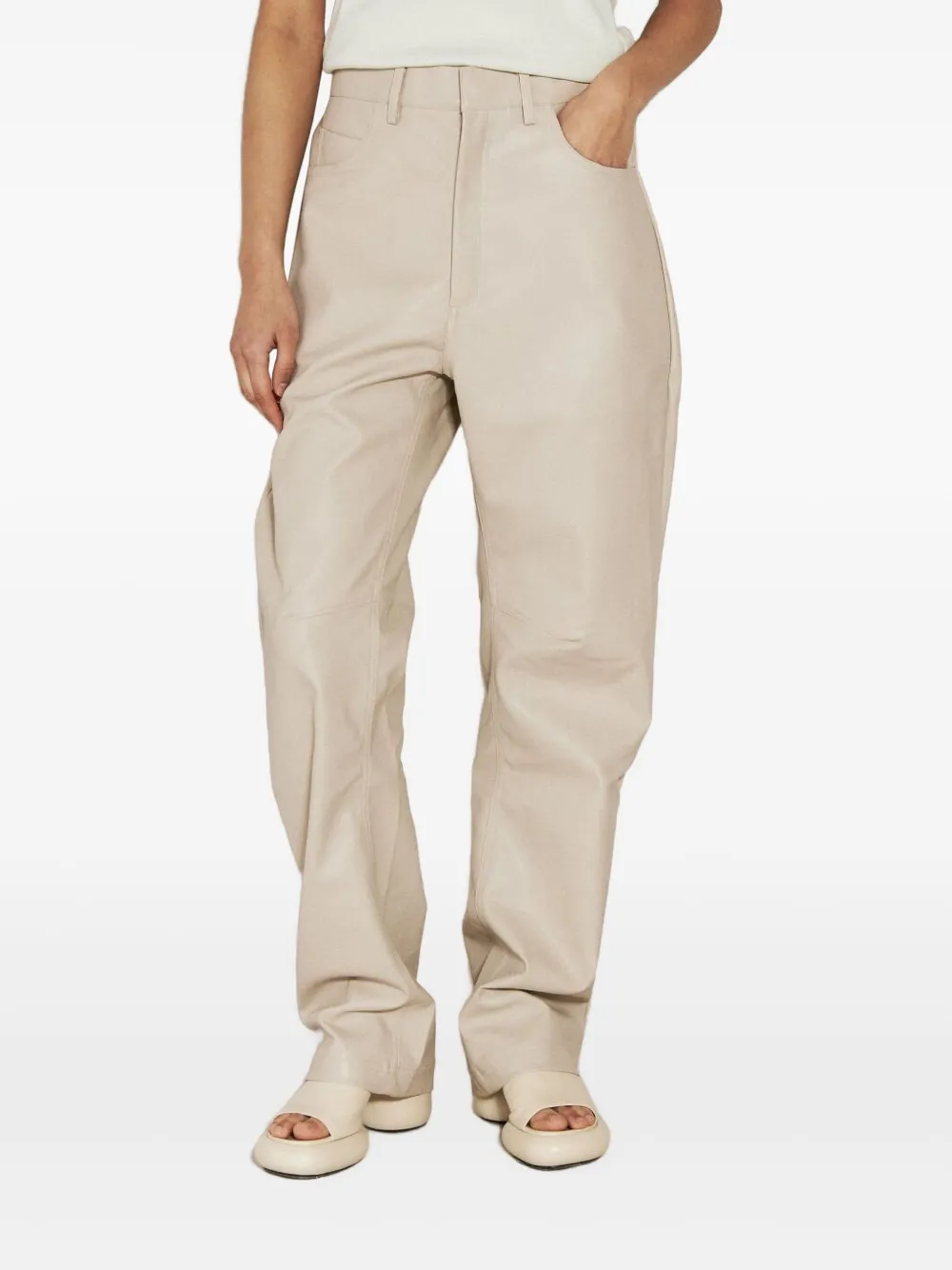 Брюки из искусственной кожи ENTIRE STUDIOS, нейтральный
Брюки из искусственной кожи ENTIRE STUDIOS, нейтральный