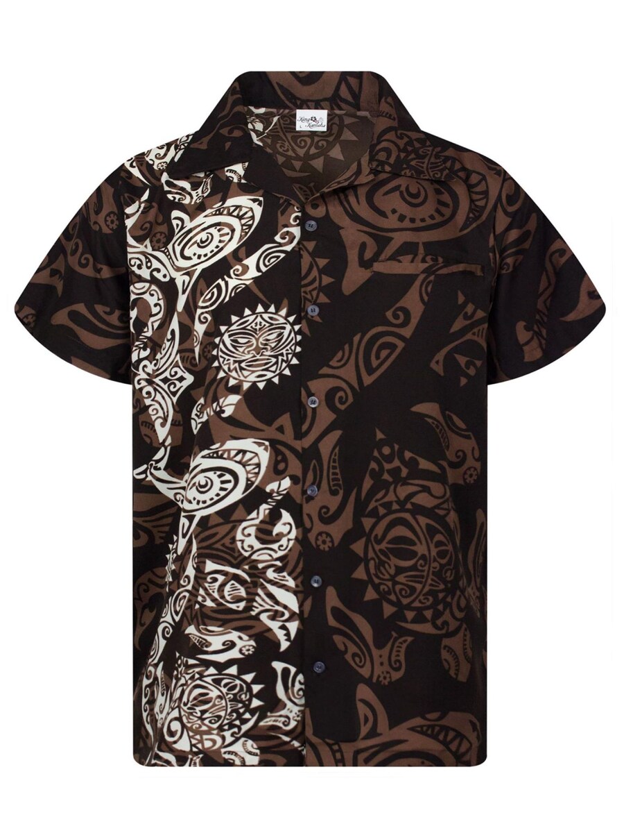 Рубашка King Kameha Maori Wedding, коричневый
Рубашка King Kameha Maori Wedding, коричневый