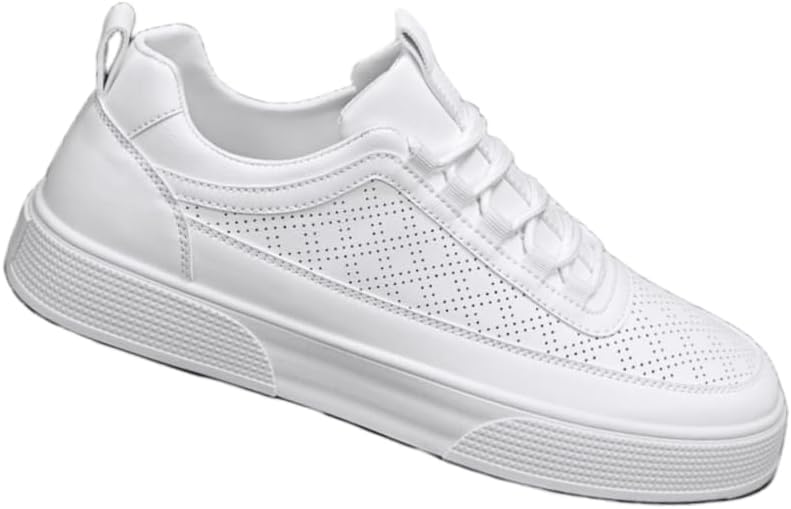 Мужские повседневные кроссовки - легкие, дышащие низкие спортивные кожаные кроссовки Hoalox, белый
Мужские повседневные кроссовки - легкие, дышащие низкие спортивные кожаные кроссовки Hoalox, белый