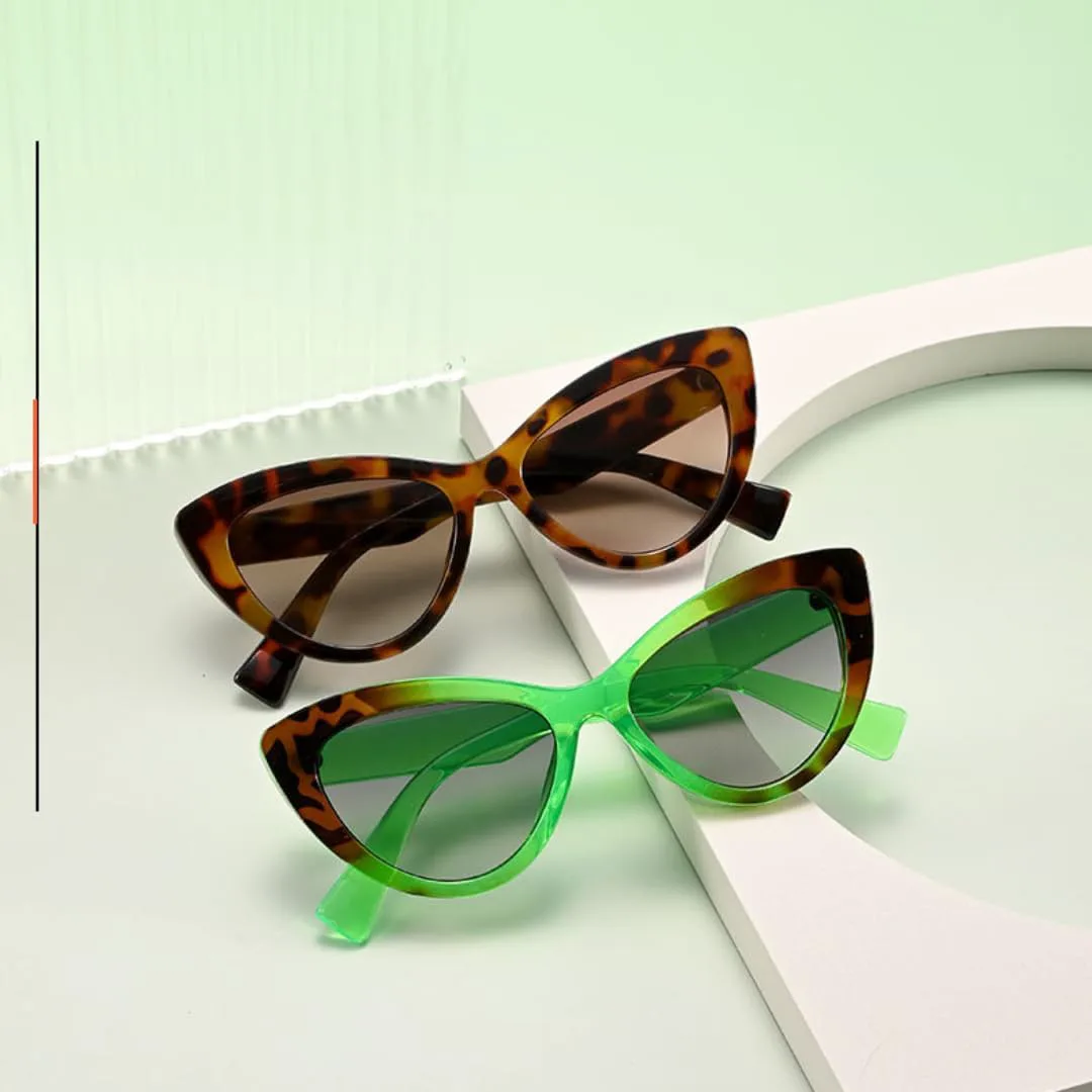 Солнцезащитные очки с защитой UV400 | «Кошачий глаз», однотонные | для женщин и мужчин, для занятий спортом на открытом воздухе и путешествий DSVIGF, C4 Green
Солнцезащитные очки с защитой UV400 | «Кошачий глаз», однотонные | для женщин и мужчин, для занятий спортом на открытом воздухе и путешествий DSVIGF, C4 Green