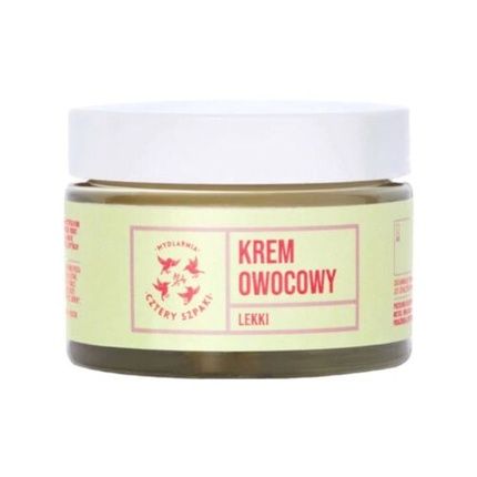 Легкий фруктовый крем для лица 50 мл Cztery Szpaki
Легкий фруктовый крем для лица 50 мл Cztery Szpaki