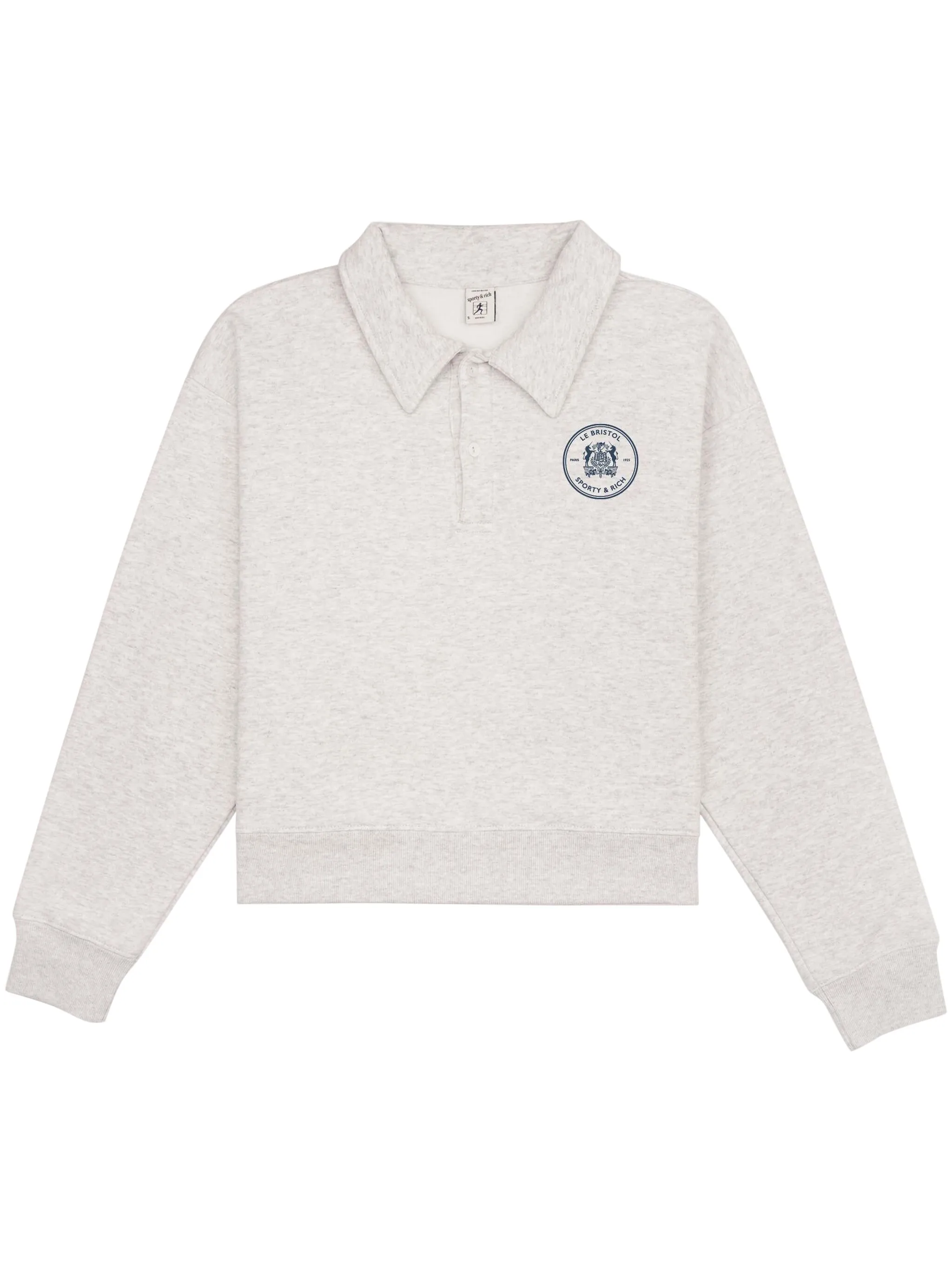 Рубашка поло с длинными рукавами и нашивкой Bristol Sporty & Rich, серый
Рубашка поло с длинными рукавами и нашивкой Bristol Sporty & Rich, серый