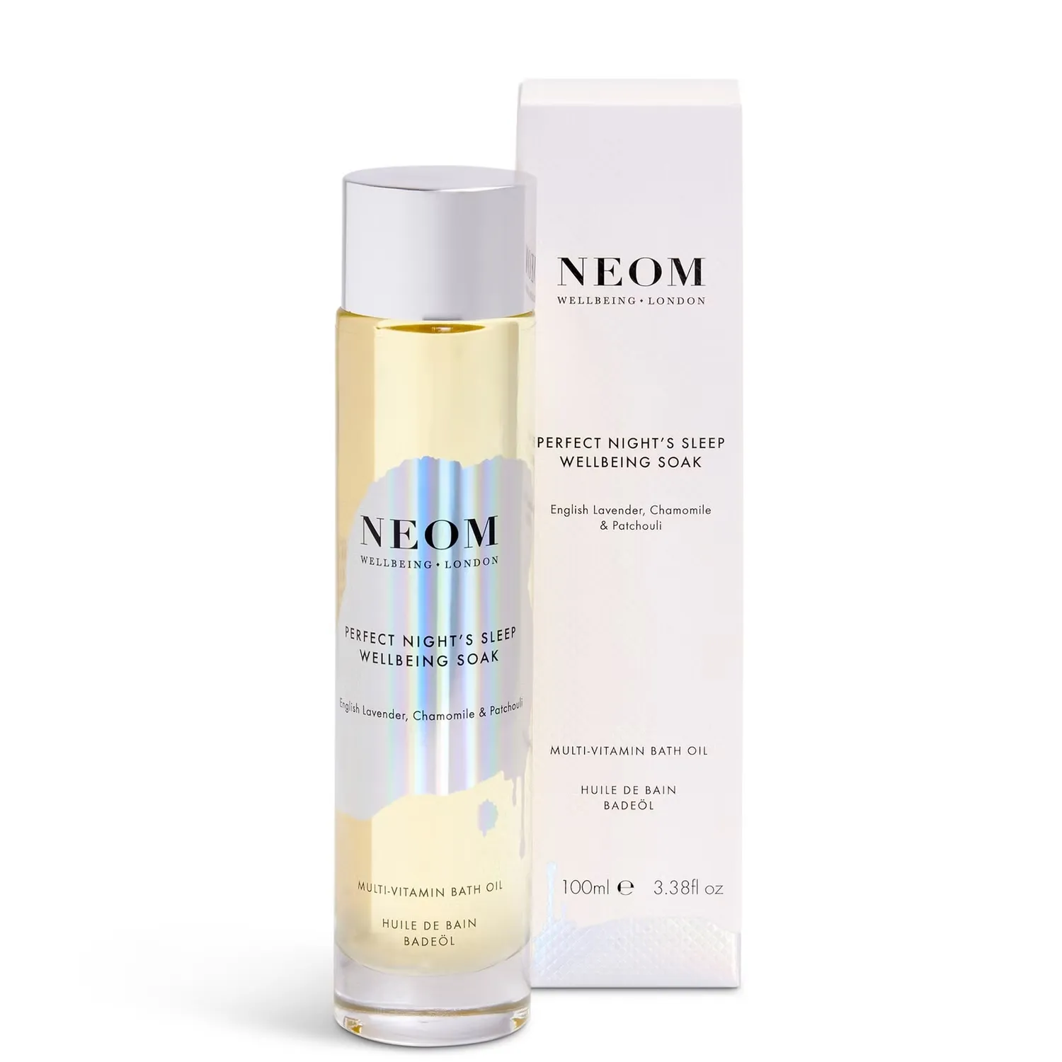 Perfect Night's Sleep Wellbeing Soak Мультивитаминное масло для ванн 100 мл Neom
Perfect Night's Sleep Wellbeing Soak Мультивитаминное масло для ванн 100 мл Neom
