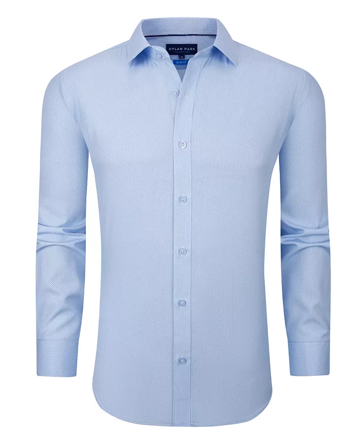 Мужская рубашка на пуговицах в клетку с четырехсторонним растяжением Dylan Park, синий
Мужская рубашка на пуговицах в клетку с четырехсторонним растяжением Dylan Park, синий