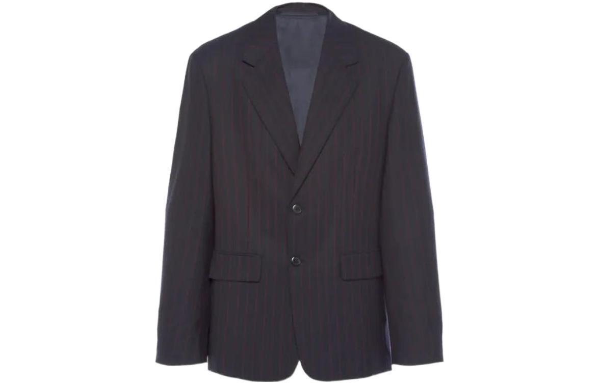 Деловой костюм мужской синий Prada, синий 
Деловой костюм мужской синий Prada, синий