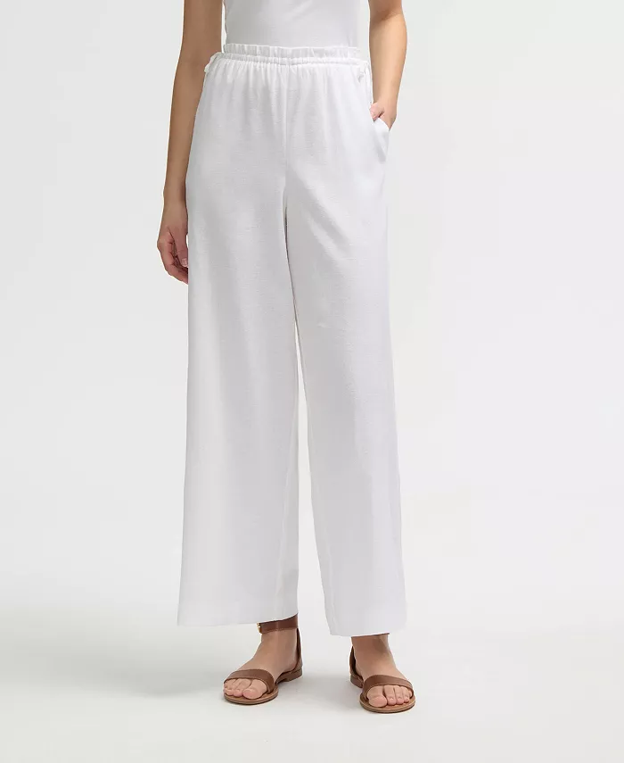 Женские брюки широкого кроя с завязками по бокам NVLT, белый
Женские брюки широкого кроя с завязками по бокам NVLT, белый