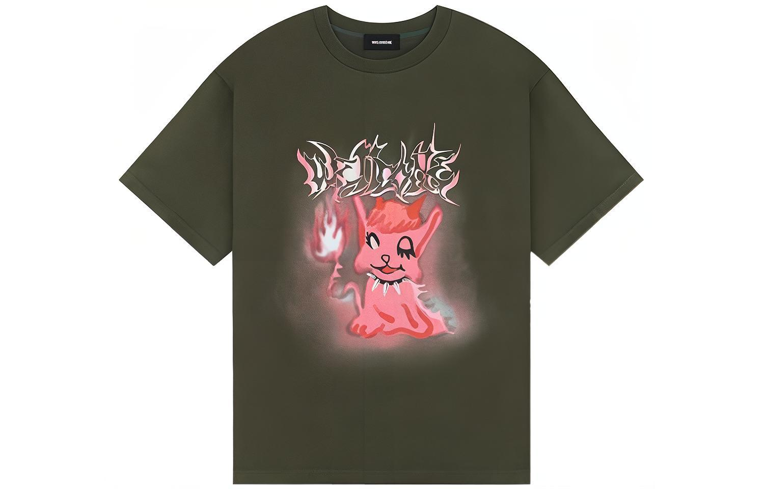 Футболка унисекс WE11DONE, хаки
Футболка унисекс WE11DONE, хаки