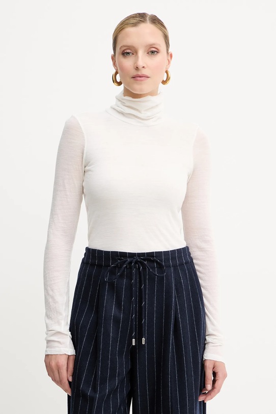 Лонгслив из шерсти Liviana Conti, бежевый
Лонгслив из шерсти Liviana Conti, бежевый