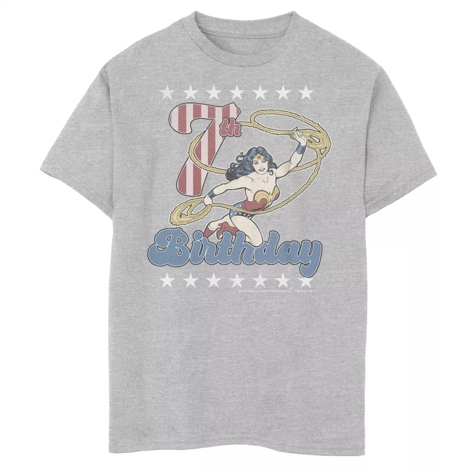 Футболка на 7-й день рождения «Чудо-женщина» для мальчиков 8–20 лет из комиксов DC Comics Licensed Character
Футболка на 7-й день рождения «Чудо-женщина» для мальчиков 8–20 лет из комиксов DC Comics Licensed Character