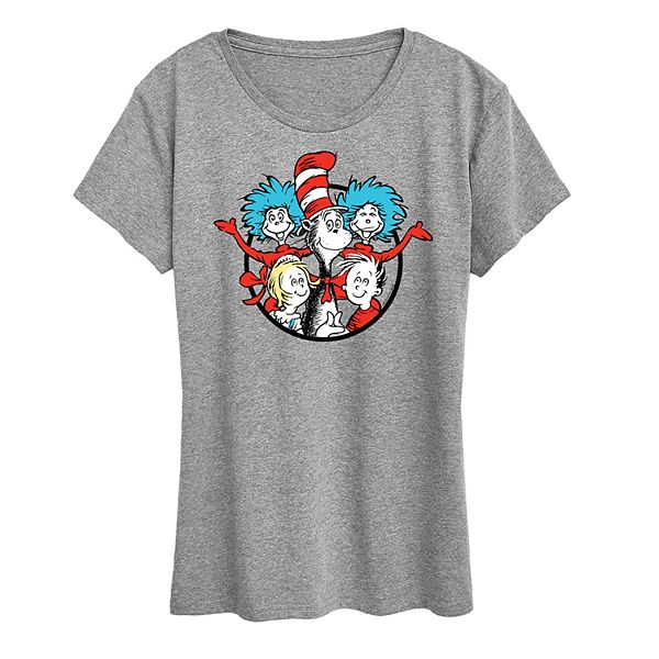 Женская футболка с принтом Cat in the Hat Dr. Seuss, Heather Gray
Женская футболка с принтом Cat in the Hat Dr. Seuss, Heather Gray