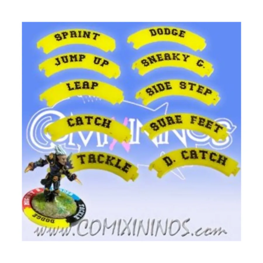 2 набора из 10 колец навыков ловкости-головоломки для подставок 32 мм — желтые, Fantasy Football Miniatures - Accessories (28mm)
2 набора из 10 колец навыков ловкости-головоломки для подставок 32 мм — желтые, Fantasy Football Miniatures - Accessories (28mm)