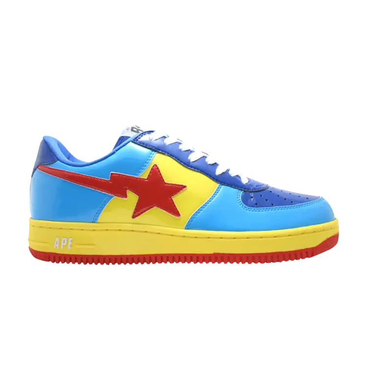 Кроссовки BAPE DC Comics x Bapesta FS-001 Low 'Wonder Women', синий 
Кроссовки BAPE DC Comics x Bapesta FS-001 Low 'Wonder Women', синий