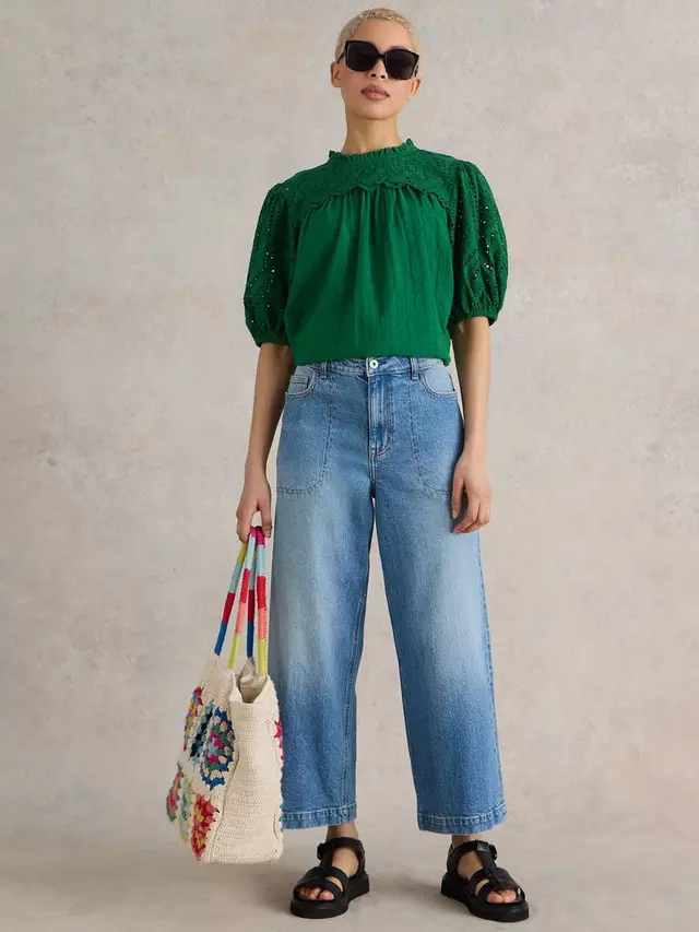 Джинсы White Stuff Tia Wide Leg Cropped, цвет mid/denim
Джинсы White Stuff Tia Wide Leg Cropped, цвет mid/denim