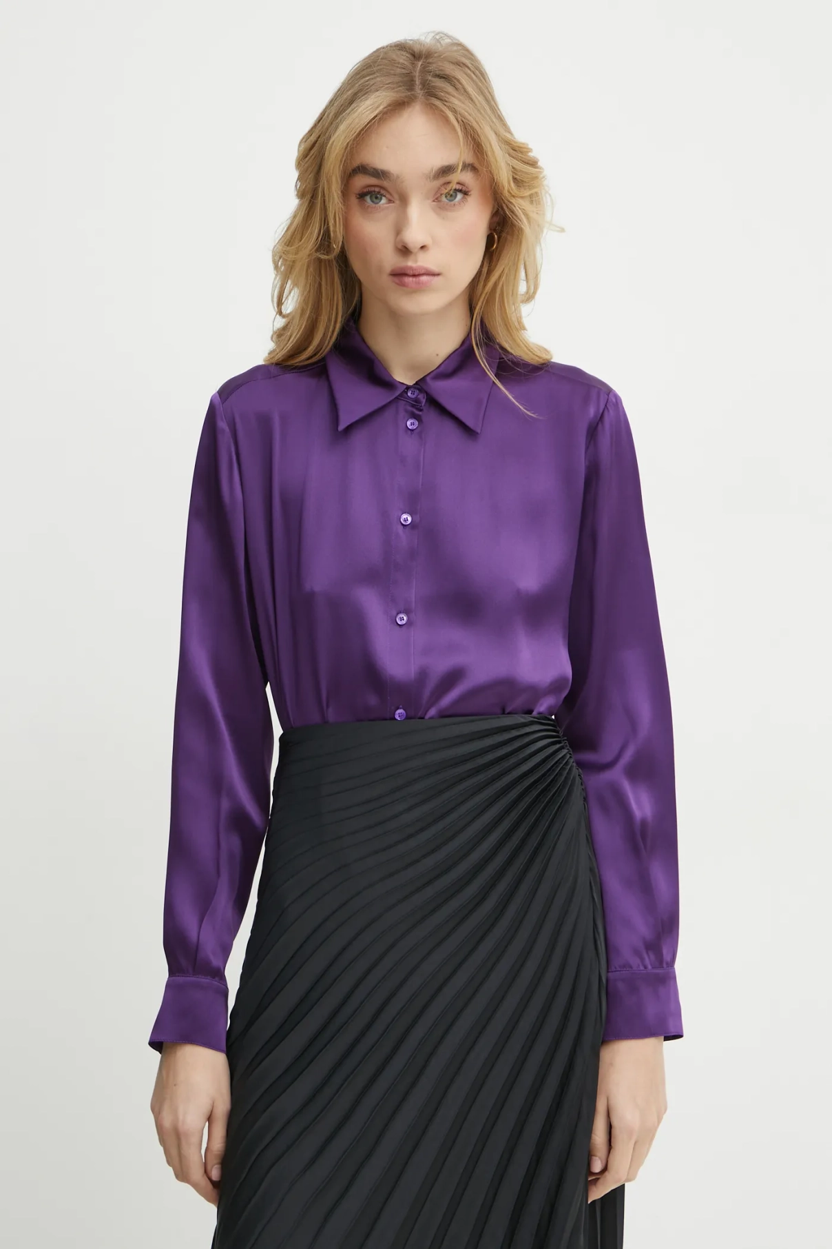 МАКС&Ко. шелковая рубашка Max&Co., фиолетовый
МАКС&Ко. шелковая рубашка Max&Co., фиолетовый