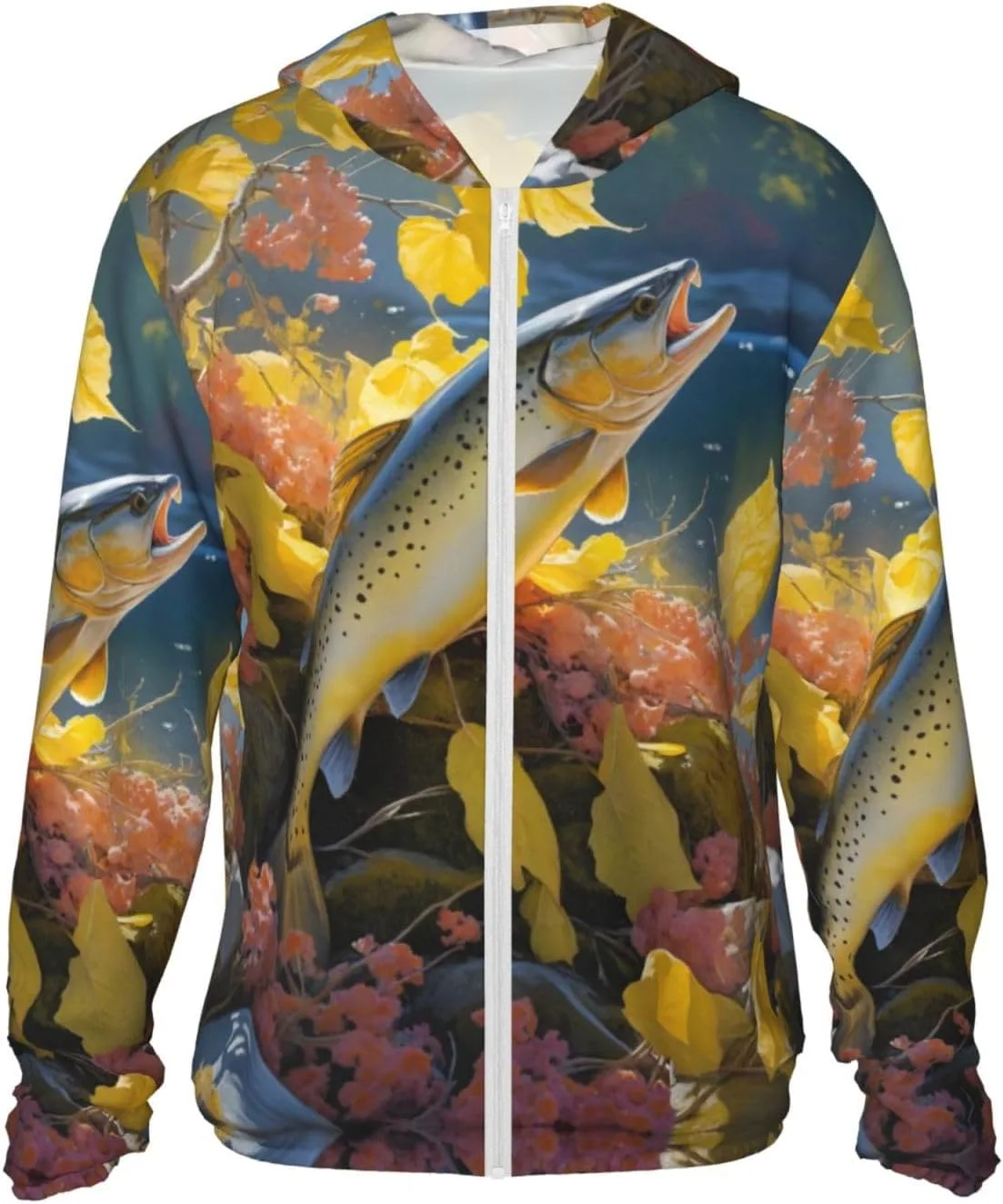 Брук или крапчатая форель: принт для нахлыстовой рыбалки, солнцезащитная толстовка-рубашка, спортивные футболки, легкий солнцезащитный крем для мужчин и женщин TONAUA
Брук или крапчатая форель: принт для нахлыстовой рыбалки, солнцезащитная толстовка-рубашка, спортивные футболки, легкий солнцезащитный крем для мужчин и женщин TONAUA