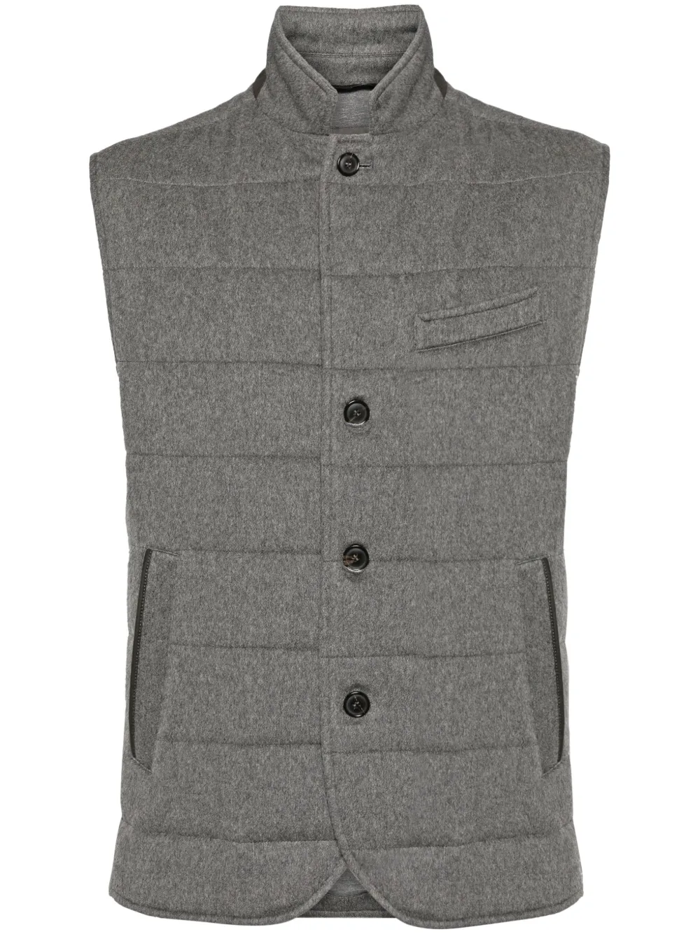 Кашемировый жилет Calgary N.Peal, серый
Кашемировый жилет Calgary N.Peal, серый