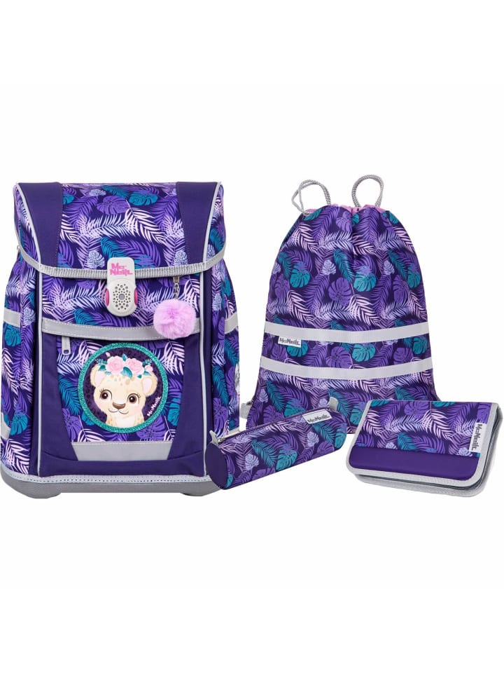McNeill Набор школьных сумок TENERO из 5 предметов, дизайн JUNGLE, фиолетовый
McNeill Набор школьных сумок TENERO из 5 предметов, дизайн JUNGLE, фиолетовый