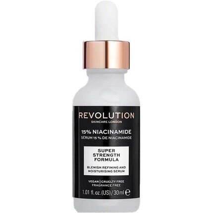 Сыворотка суперсилы с 15% ниацинамидом, 30 мл, Revolution Skincare London
Сыворотка суперсилы с 15% ниацинамидом, 30 мл, Revolution Skincare London
