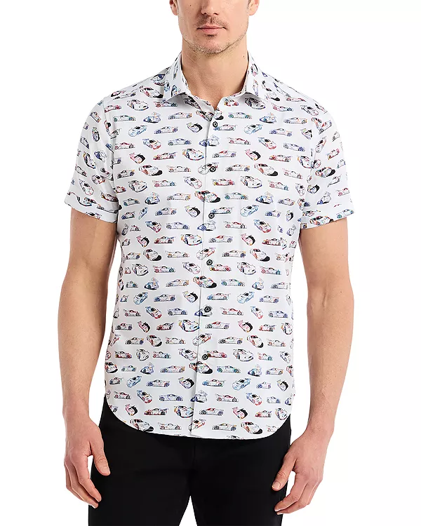 Рубашка с пуговицами и неоновыми колесами Robert Graham, мультиколор
Рубашка с пуговицами и неоновыми колесами Robert Graham, мультиколор