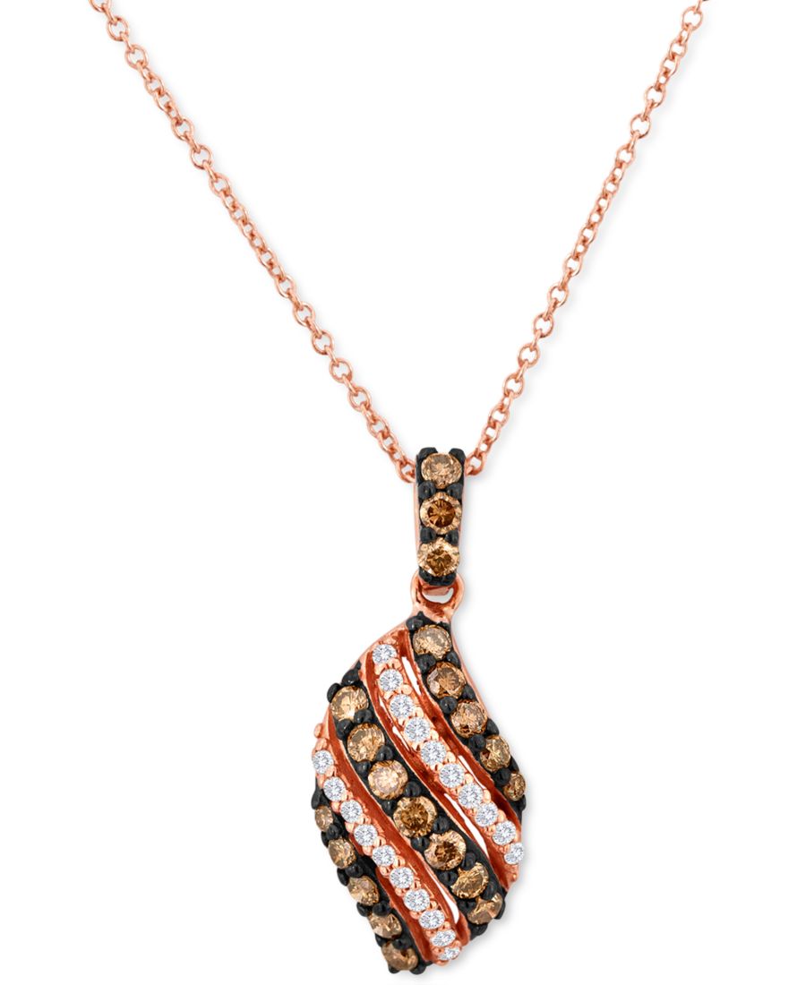Подвеска-колье Шоколадный бриллиант (3/8 карата) и Ванильный бриллиант (1/10 карата) длиной 18 дюймов из 14-каратного розового золота Le Vian, 14K Strawberry Gold Pendant
Подвеска-колье Шоколадный бриллиант (3/8 карата) и Ванильный бриллиант (1/10 карата) длиной 18 дюймов из 14-каратного розового золота Le Vian, 14K Strawberry Gold Pendant