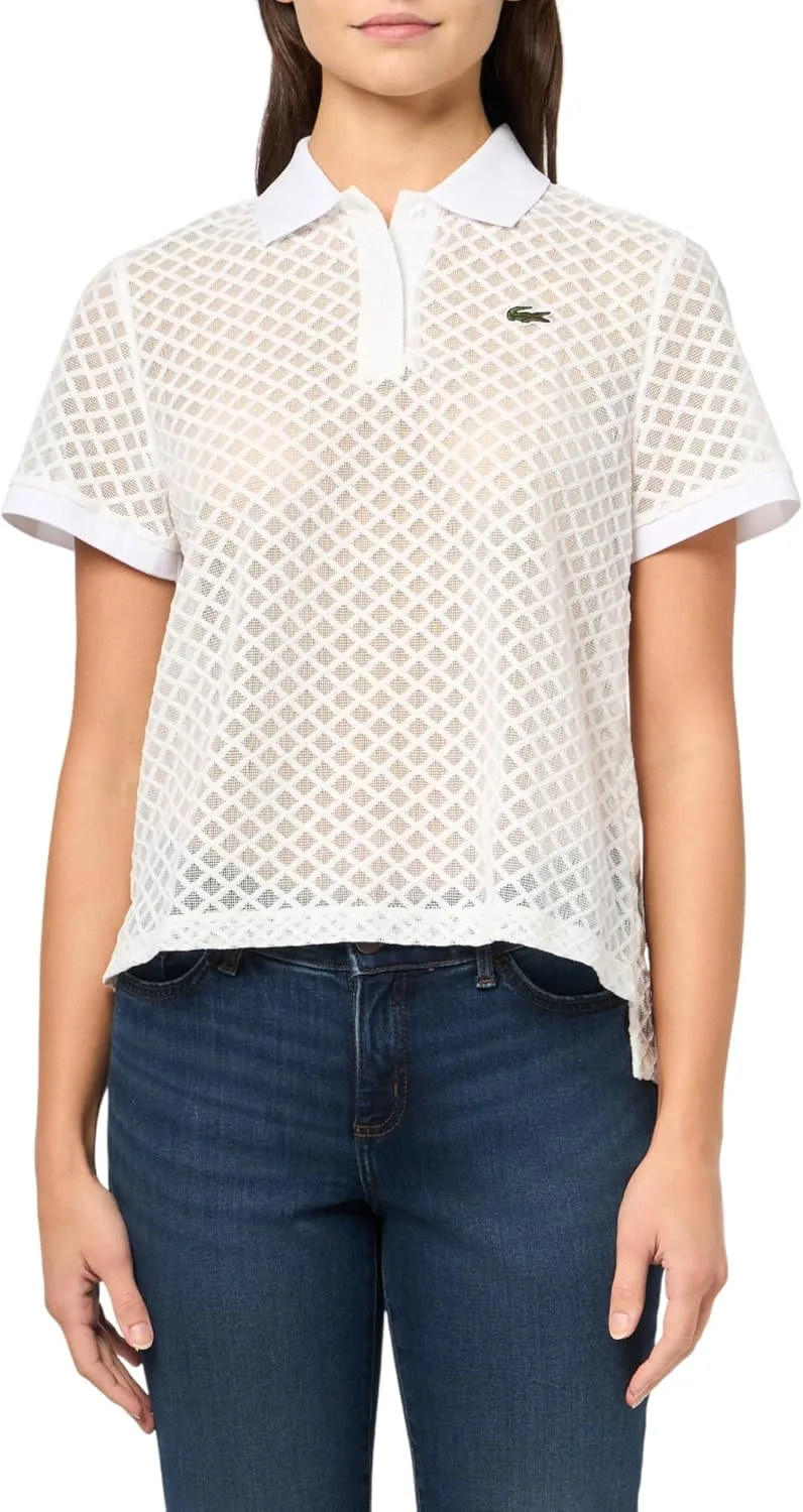 Женская поло Lacoste Monogram Lace
Женская поло Lacoste Monogram Lace