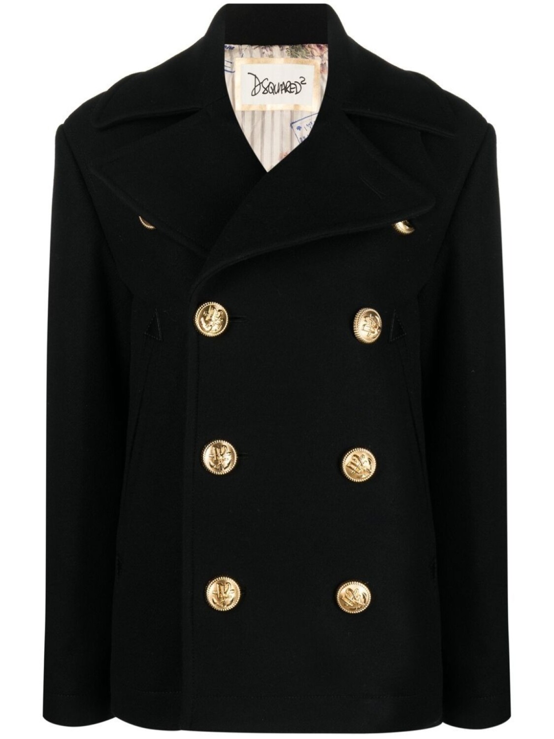 Dsquared2 double-breasted jacket, черный
Dsquared2 double-breasted jacket, черный