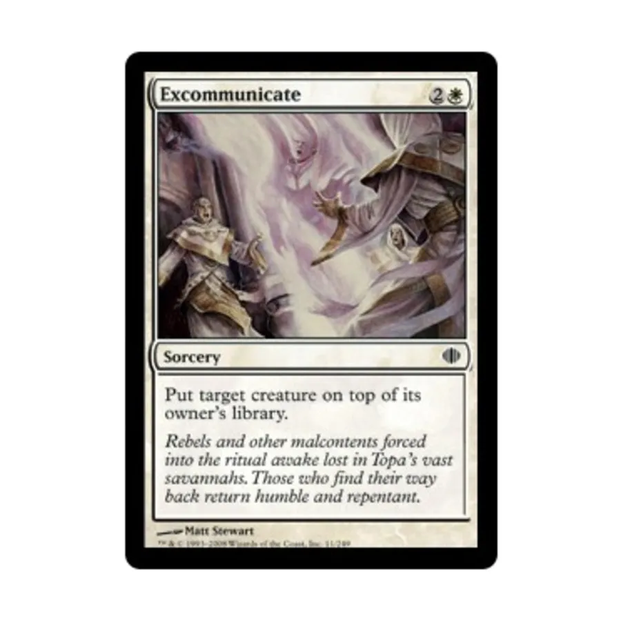 CCG Отлучение от церкви (С) (Фольга), MTG - Shards of Alara
CCG Отлучение от церкви (С) (Фольга), MTG - Shards of Alara