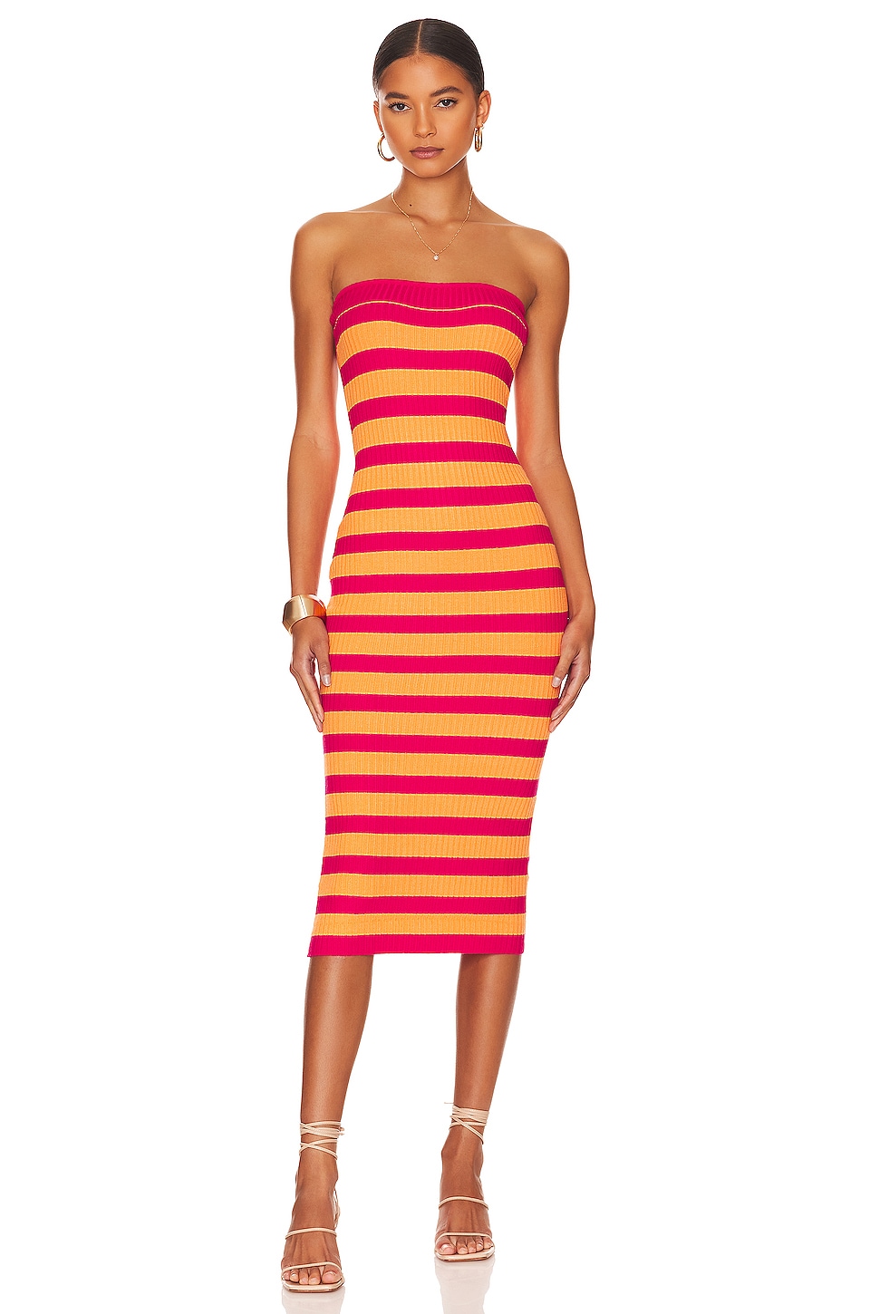 Платье lesley в рубчик без бретелек More To Come, оранжевый
Платье lesley в рубчик без бретелек More To Come, оранжевый