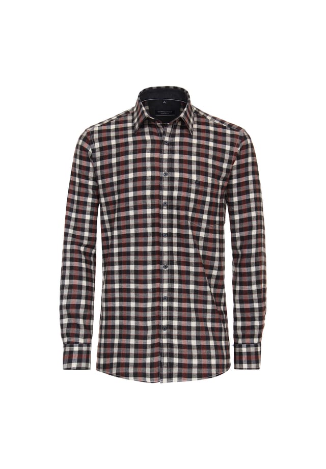 Рубашка свободного кроя в клетку Casamoda, коричневый
Рубашка свободного кроя в клетку Casamoda, коричневый