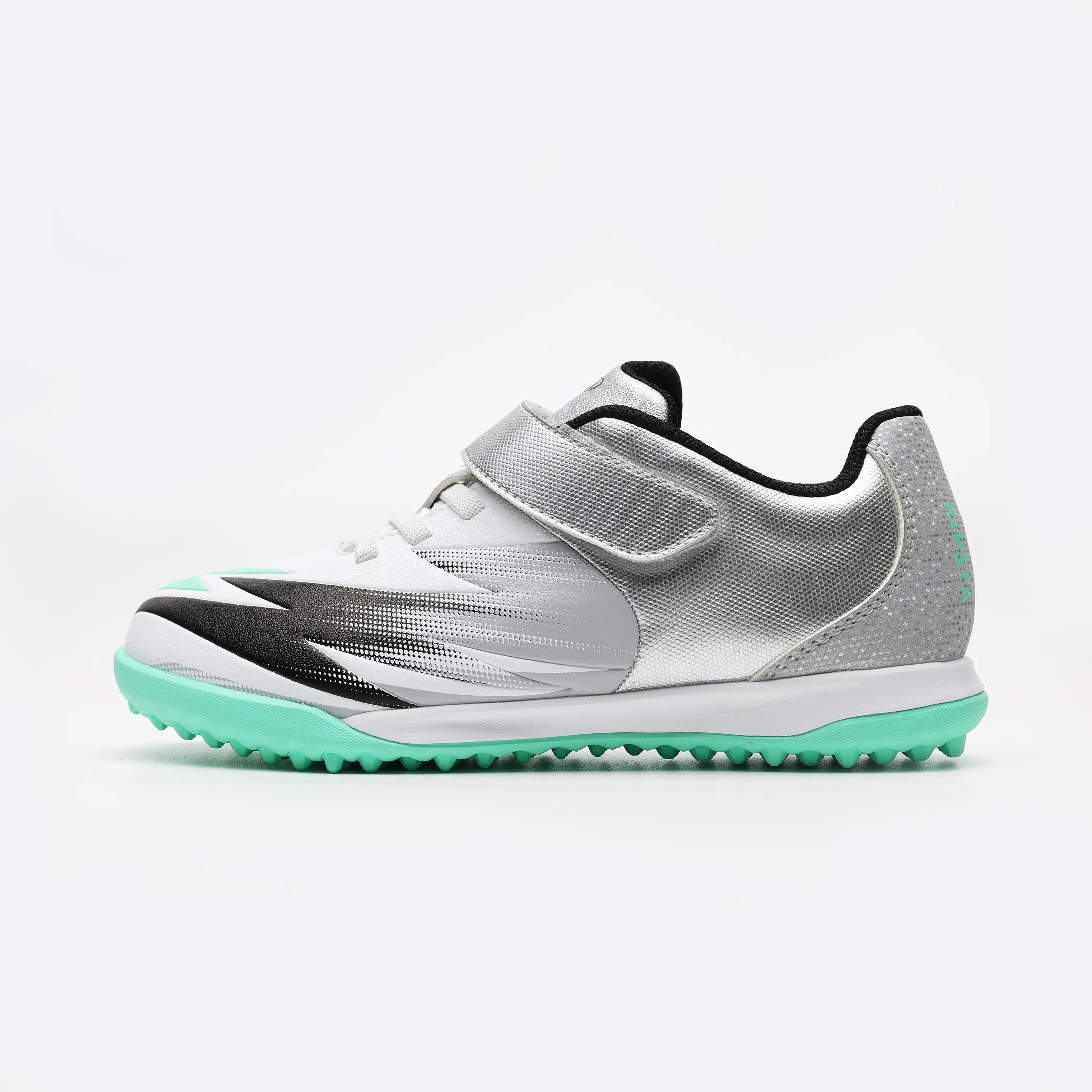 Детские футбольные бутсы для твёрдого покрытия Kipsta AGILITY 500 на липучках цинково-серый/белый
Детские футбольные бутсы для твёрдого покрытия Kipsta AGILITY 500 на липучках цинково-серый/белый